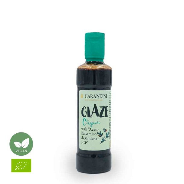 Organic balsamic glaze with Balsamic Vinegar of Modena PGI, Carandini, 250ml