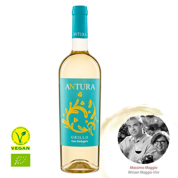 Grillo ANTURA Sicilia DOP, organic, 0,75l