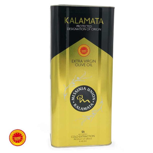 Kalamata Olive Oil PDO canister 5 l, extra virgin