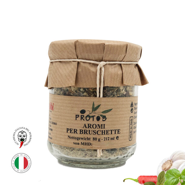 Seasoning Bruschetta, Aromi Per Bruschette, 80g