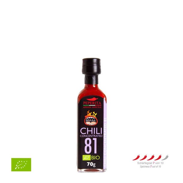 Extreme hot chilli sauce, Peperita, organic, 81/100, 70gr.