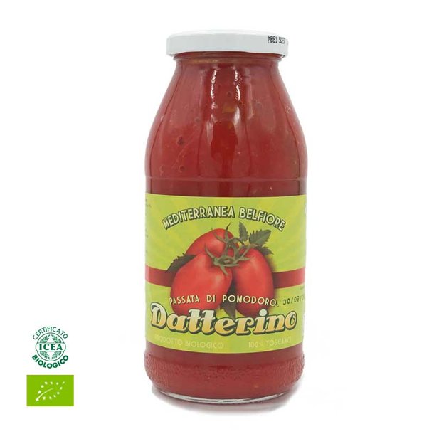 Datterino Passata di Pomodoro, organic tomato puree, 500g