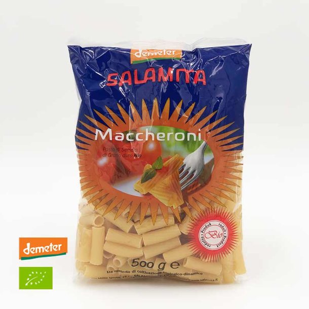 Maccheroni Pasta, Organic, Demeter, Salamita 500g