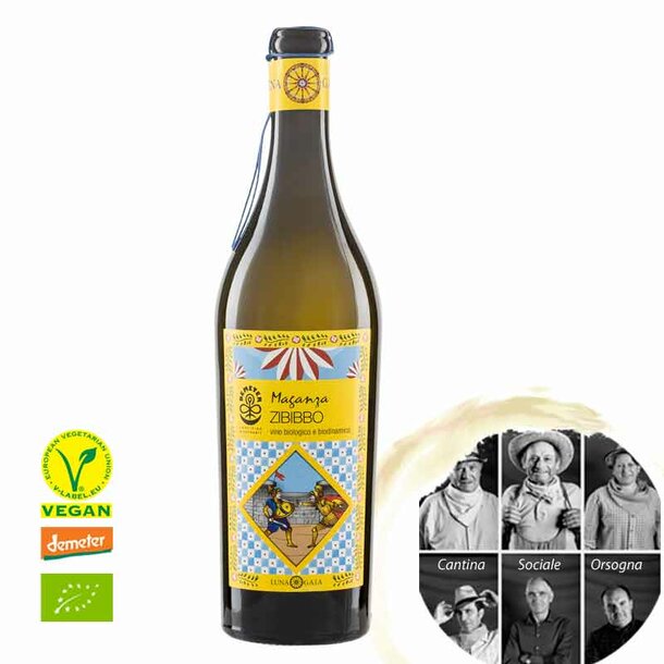 Zibibbo Terre Siciliane IGP MAGANZA Luna, organic, 0,75l