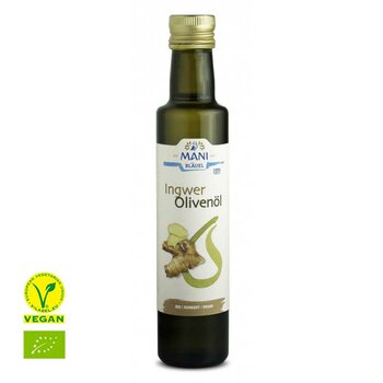 Mani Extra Virgin Olive Oil with ginger, organic