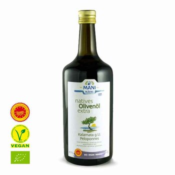 Organic Kalamata Olive Oil P.D.O., extra virgin, 1000ml