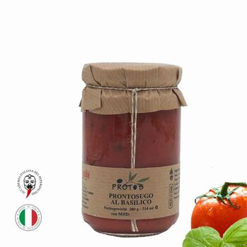 Tomato sauce with Basil, Prontosugo al Basilico,280g