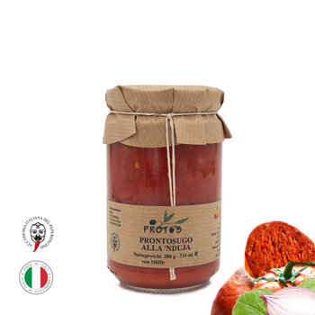 Tomato sauce with \'Nduja, Prontosugo Alla \'Nduja, 280g