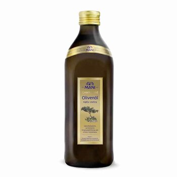 MANI extra virgin olive oil, Greek Gold, 1.0 l bottle
