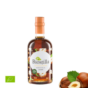 Biostilla Nocciola Haselnusslikör, Bio, 0,5l