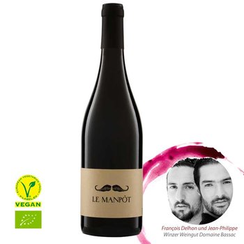 Le Manpot Rouge Cotes de Thongue IGP Domaine Bassac, Bio, 0,75L